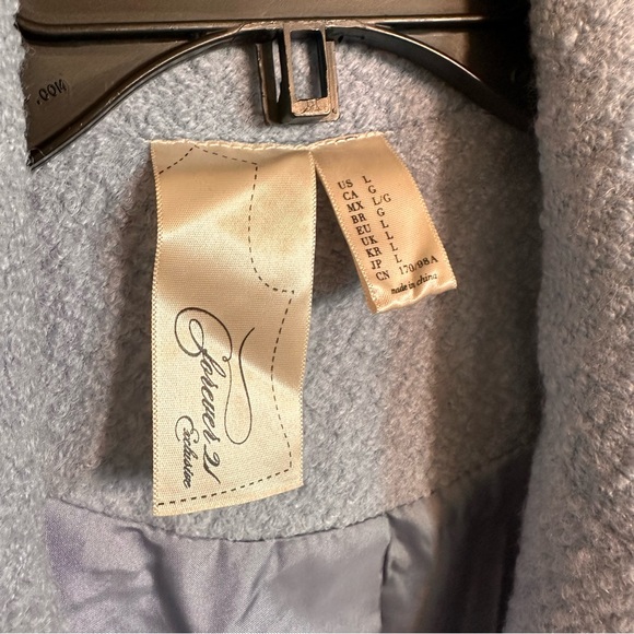 Forever 21 Powder Blue Coat - Picture 8 of 9